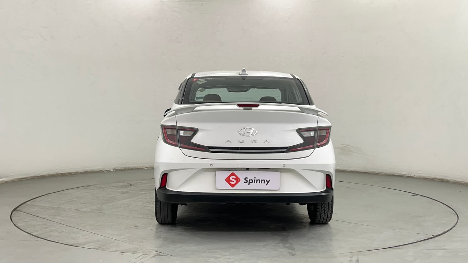 Used 2023 Hyundai Aura SX 1.2 CNG Cng Manual exterior BACK VIEW