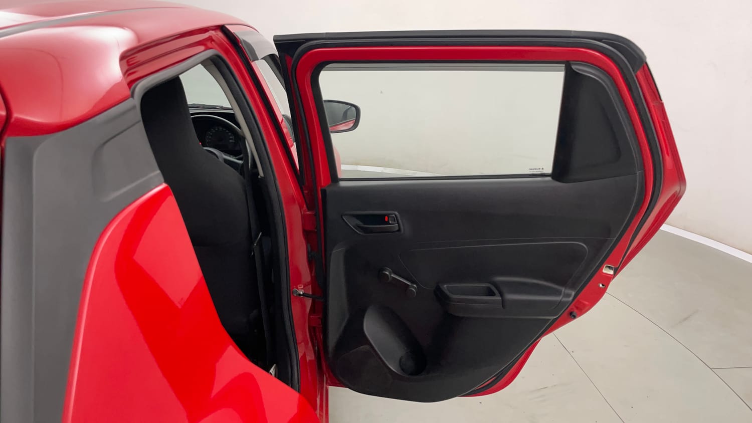 Used 2019 Maruti Suzuki Swift LXi Petrol Manual interior RIGHT REAR DOOR OPEN VIEW
