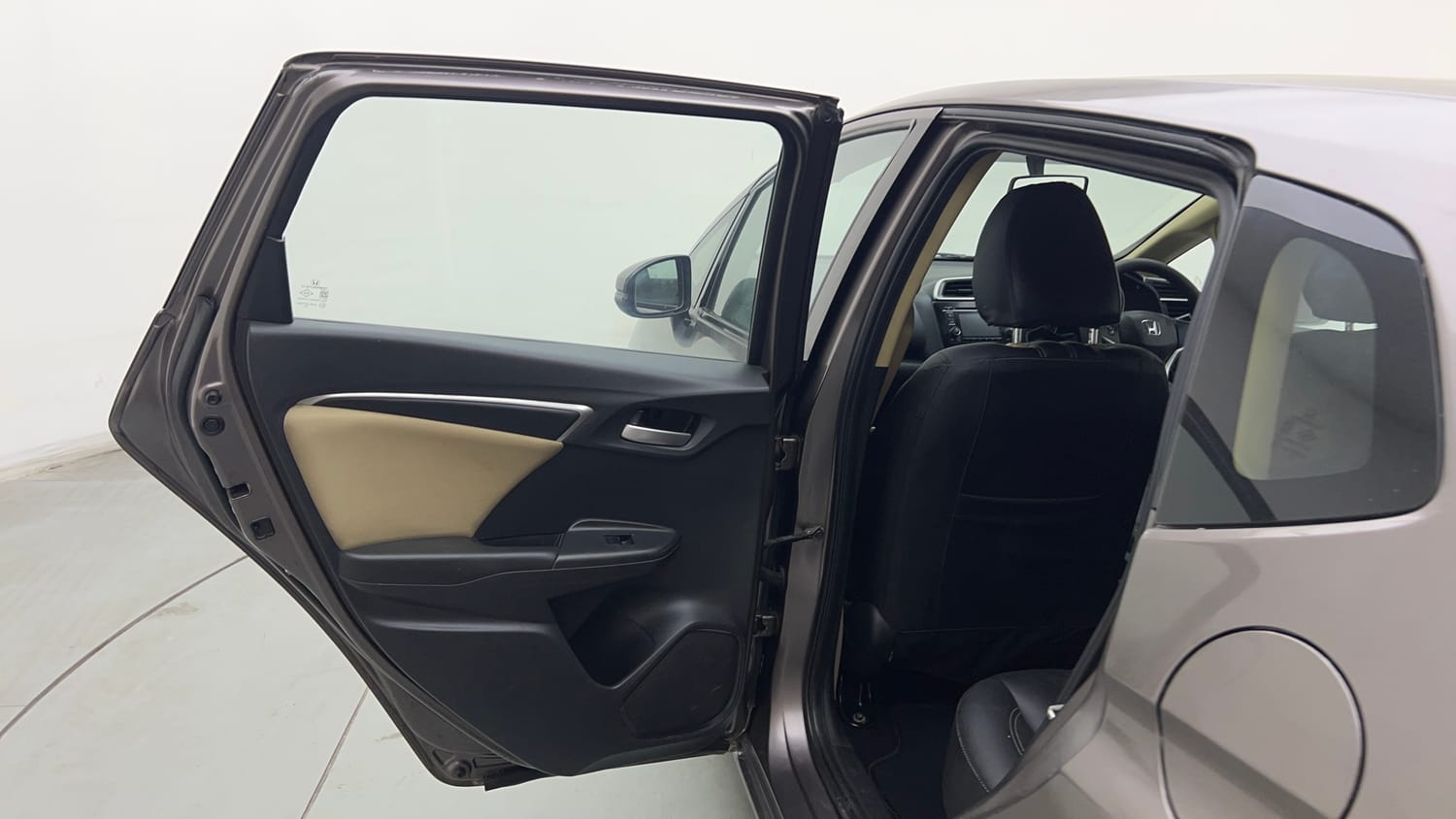 Used 2015 Honda Jazz V AT Petrol Petrol Automatic interior LEFT REAR DOOR OPEN VIEW