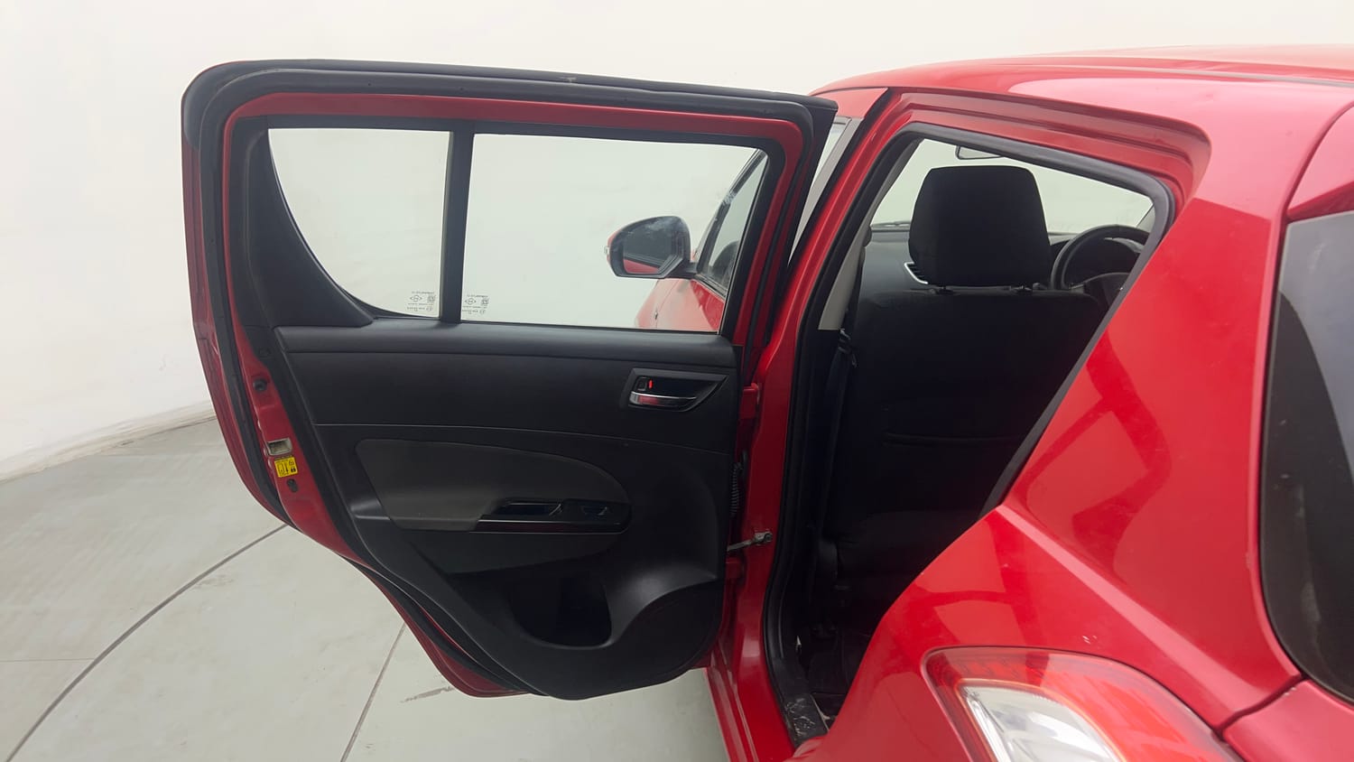 Used 2015 Maruti Suzuki Swift VXi Petrol Manual interior LEFT REAR DOOR OPEN VIEW