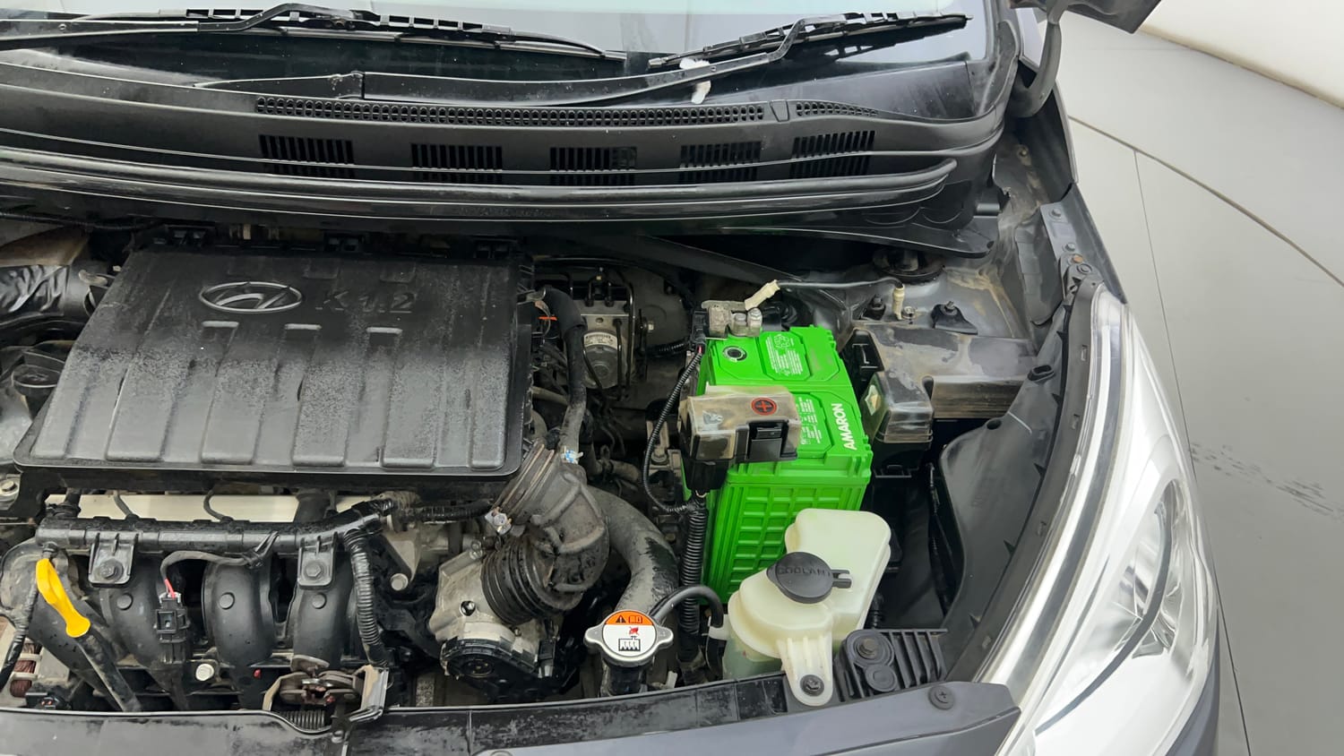 Used 2019 Hyundai Grand i10 Magna 1.2 Kappa VTVT Petrol Manual engine ENGINE LEFT SIDE VIEW