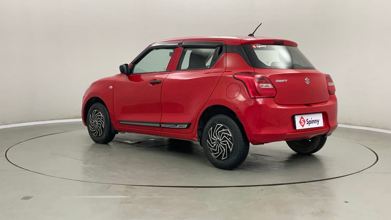 Used 2019 Maruti Suzuki Swift LXi Petrol Manual exterior LEFT REAR CORNER VIEW