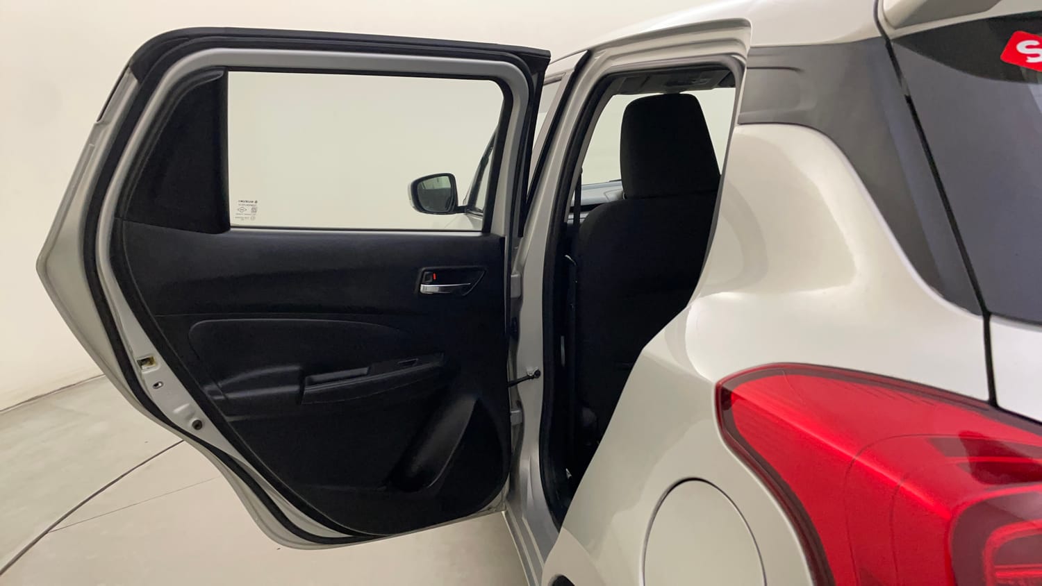Used 2019 Maruti Suzuki Swift ZXi AMT Petrol Automatic interior LEFT REAR DOOR OPEN VIEW