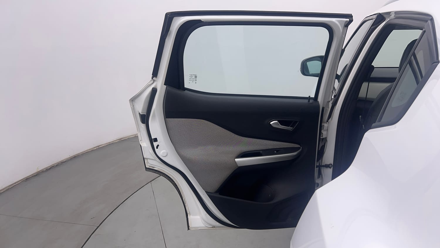 Used 2021 Nissan Magnite XL Petrol Manual interior LEFT REAR DOOR OPEN VIEW