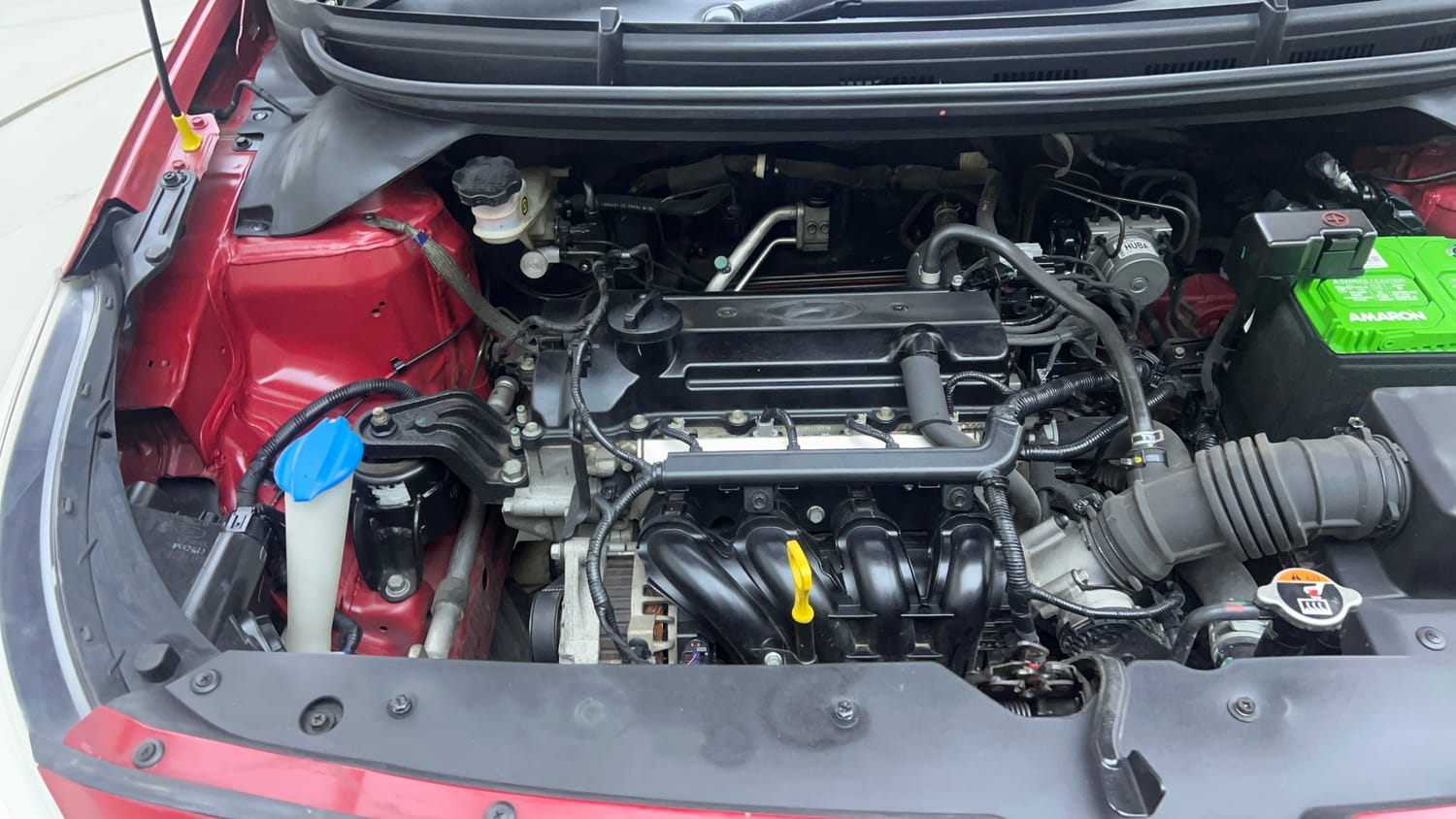 Used 2017 Hyundai Elite i20 Asta 1.2 Petrol Manual engine ENGINE RIGHT SIDE VIEW