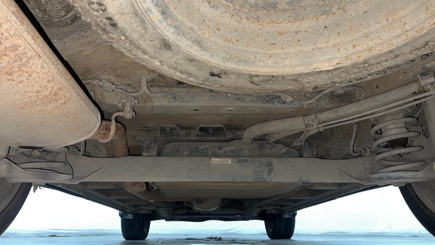 Used 2021 MG Motors Hector Sharp 1.5 Petrol Turbo DCT Petrol Automatic extra REAR UNDERBODY VIEW (TAKEN FROM REAR)