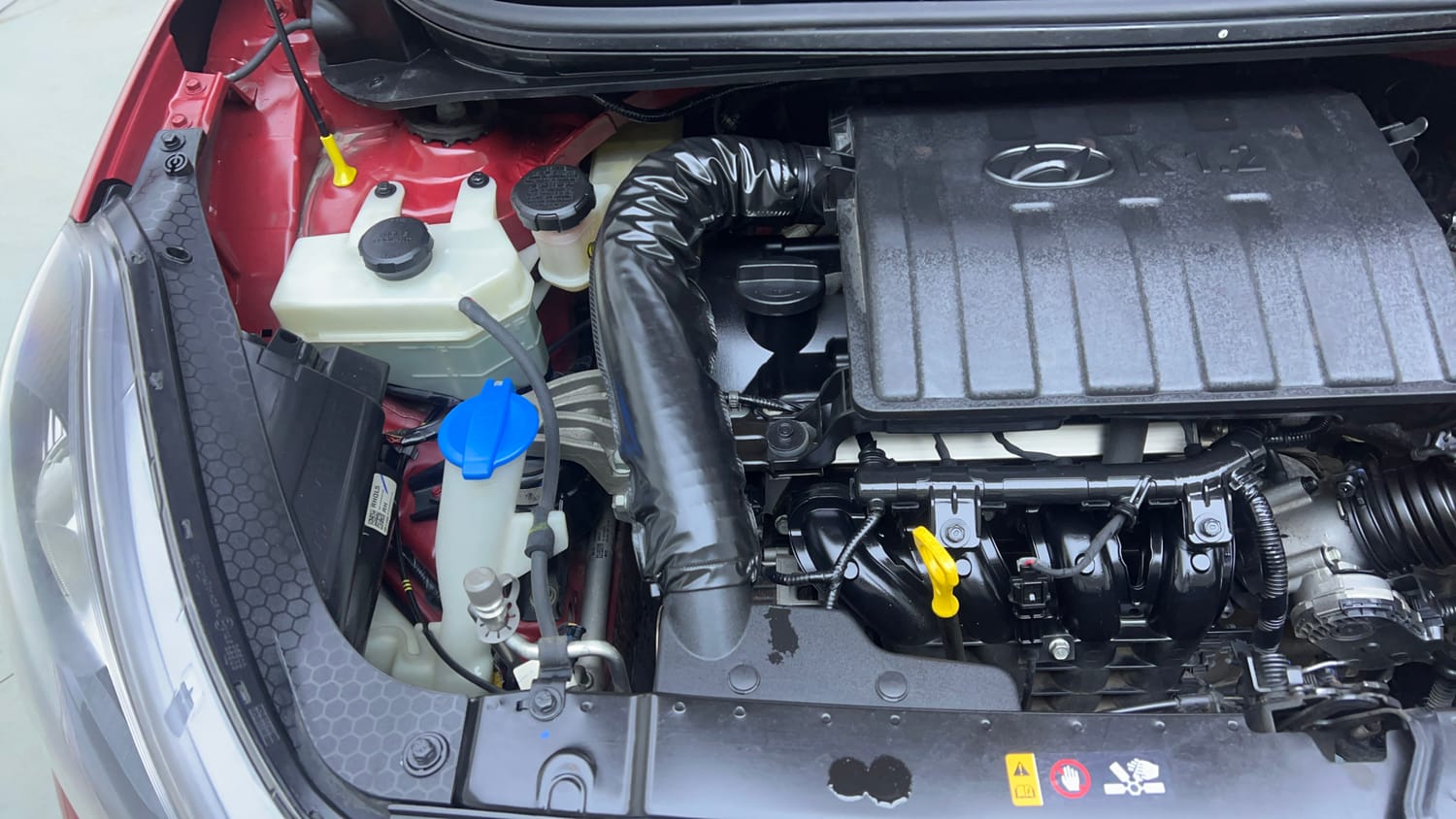 Used 2020 Hyundai Aura SX 1.2 Petrol Petrol Manual engine ENGINE RIGHT SIDE VIEW