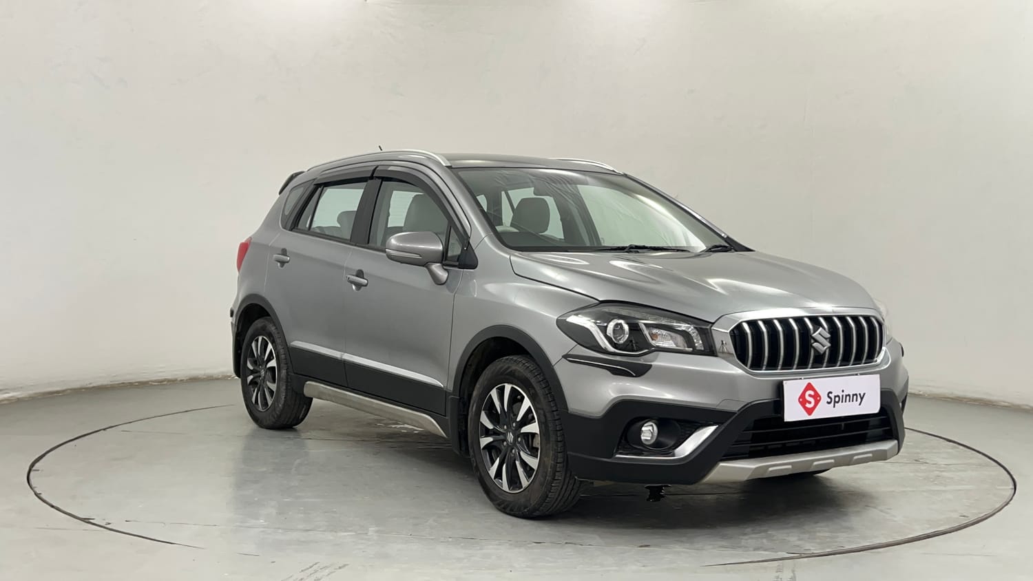 Used 2022 Maruti Suzuki S-Cross Alpha AT Petrol Automatic exterior RIGHT FRONT CORNER VIEW