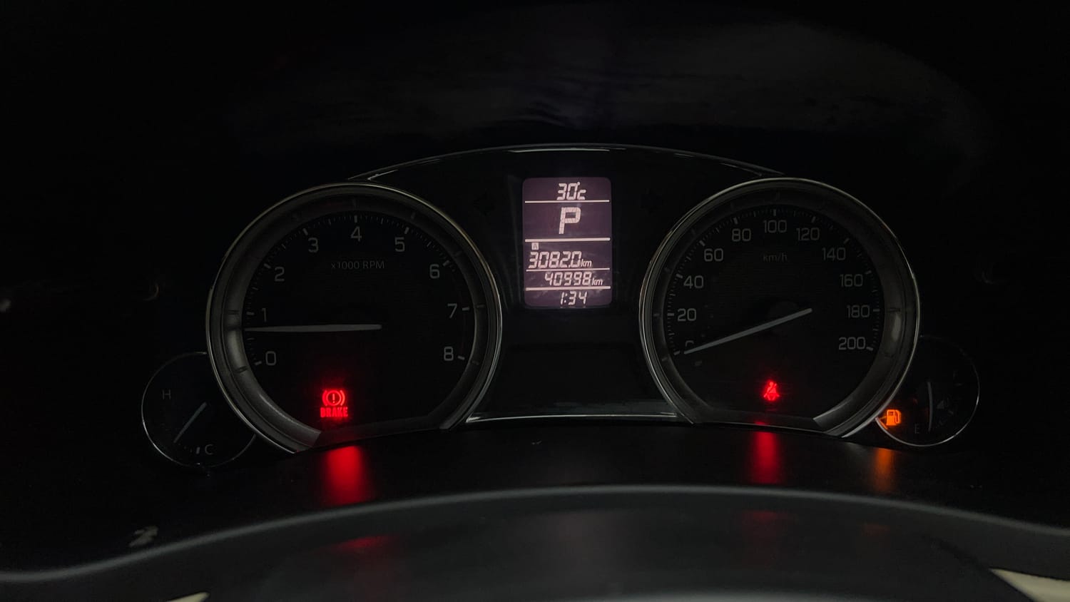 Used 2018 Maruti Suzuki Ciaz Zeta 1.4 AT Petrol Automatic interior CLUSTERMETER VIEW