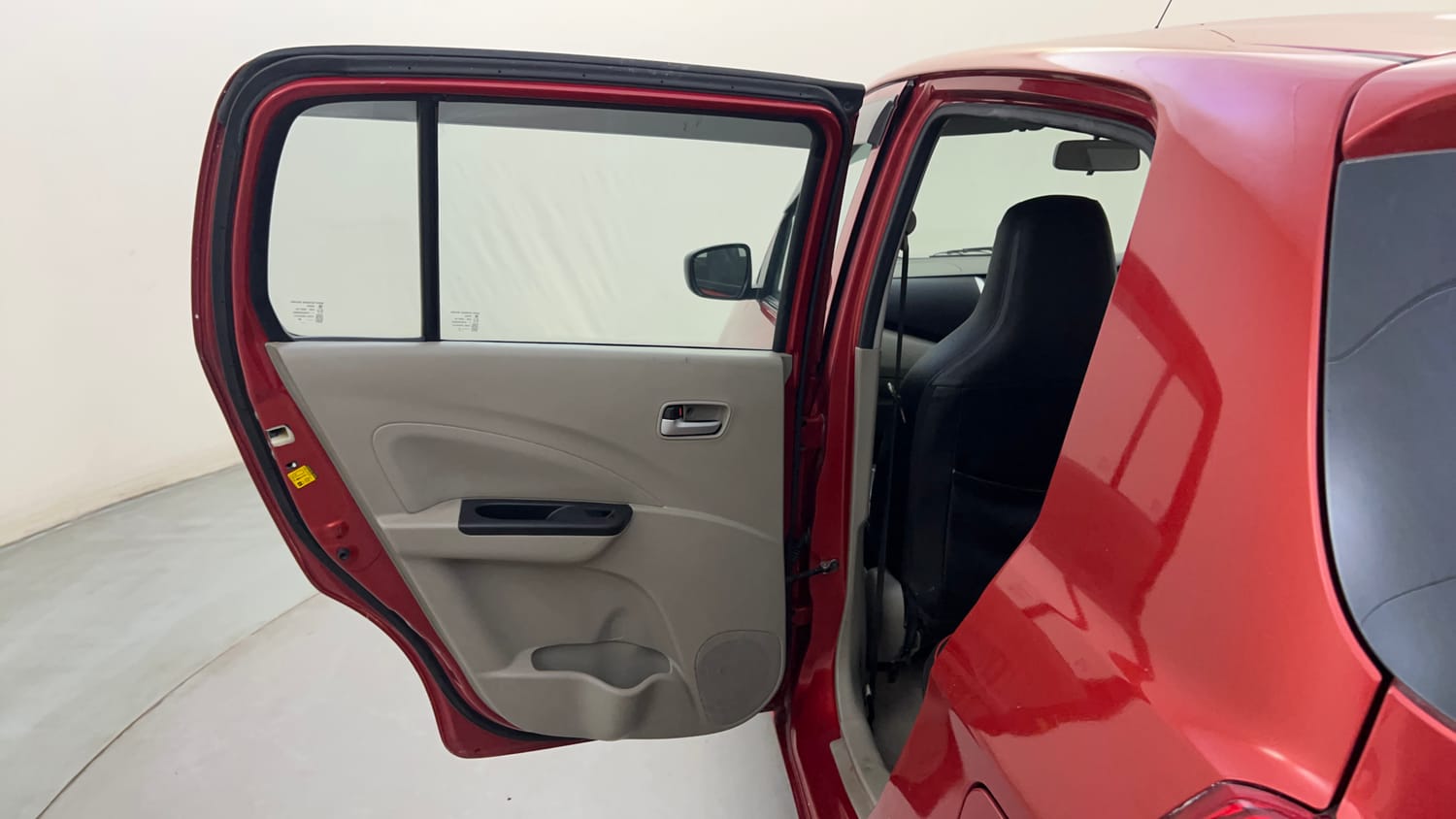 Used 2015 Maruti Suzuki Celerio VXi AMT Petrol Automatic interior LEFT REAR DOOR OPEN VIEW