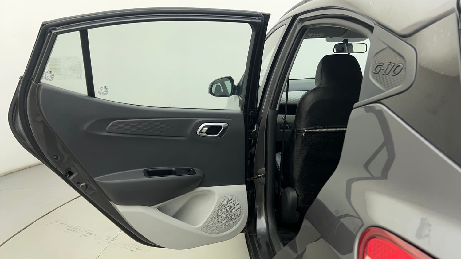 Used 2020 Hyundai Grand i10 Nios Sportz Petrol+cng(outside fitted) Cng Manual interior LEFT REAR DOOR OPEN VIEW