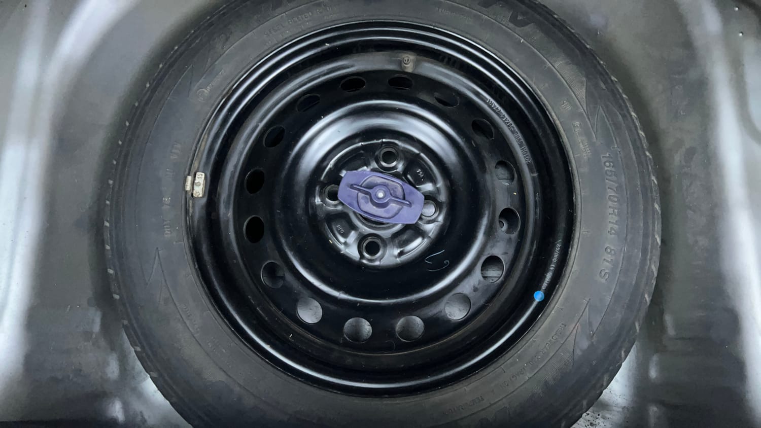 Used 2020 Maruti Suzuki Wagon R ZXi 1.2 Petrol Manual tyres SPARE TYRE VIEW