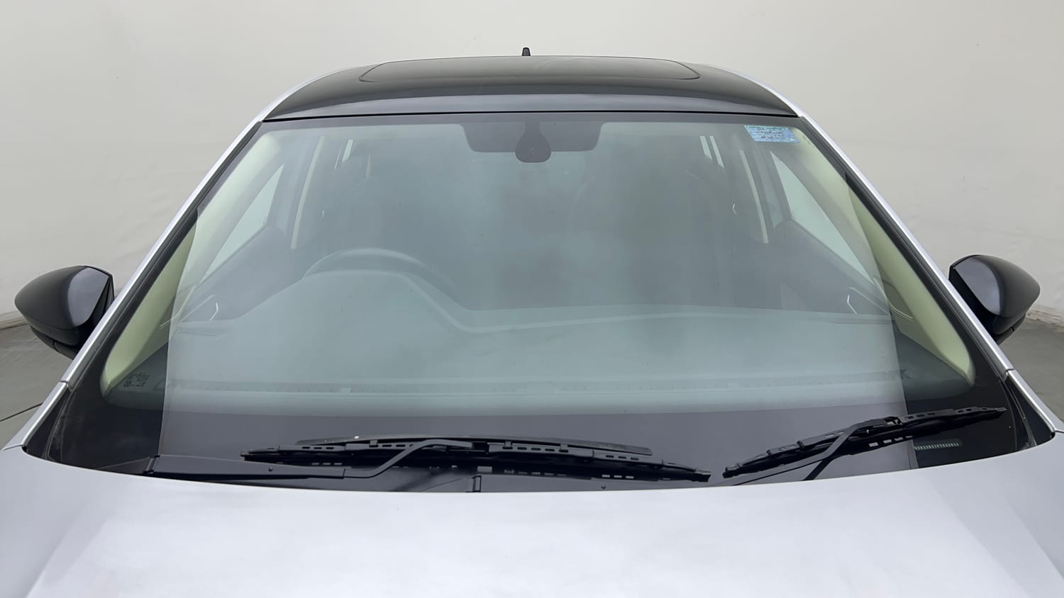 Used 2023 Volkswagen Virtus GT Plus 1.5 TSI EVO DSG Petrol Automatic exterior FRONT WINDSHIELD VIEW