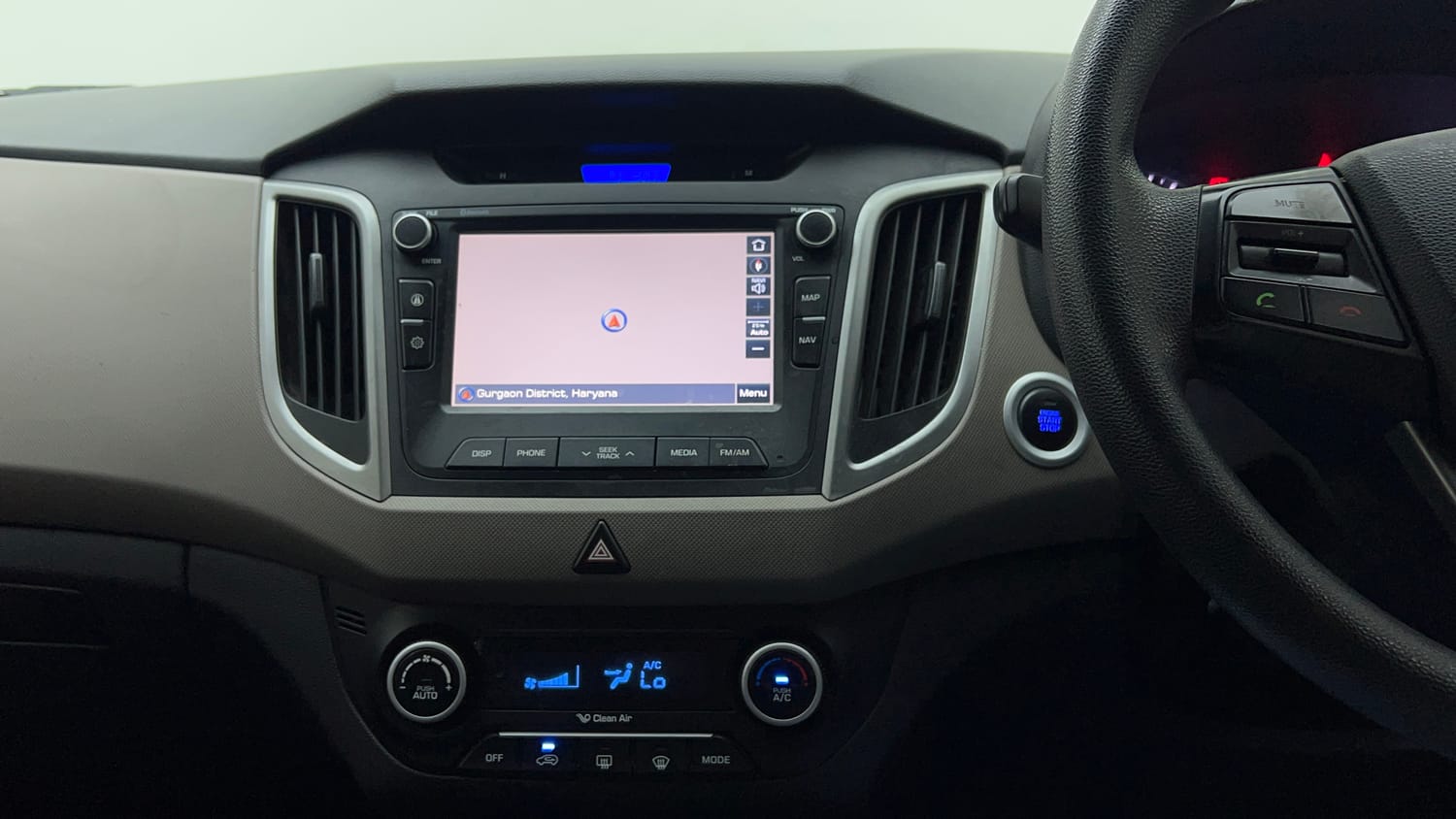Used 2017 Hyundai Creta SX Plus 1.6  Petrol Petrol Manual interior MUSIC SYSTEM & AC CONTROL VIEW