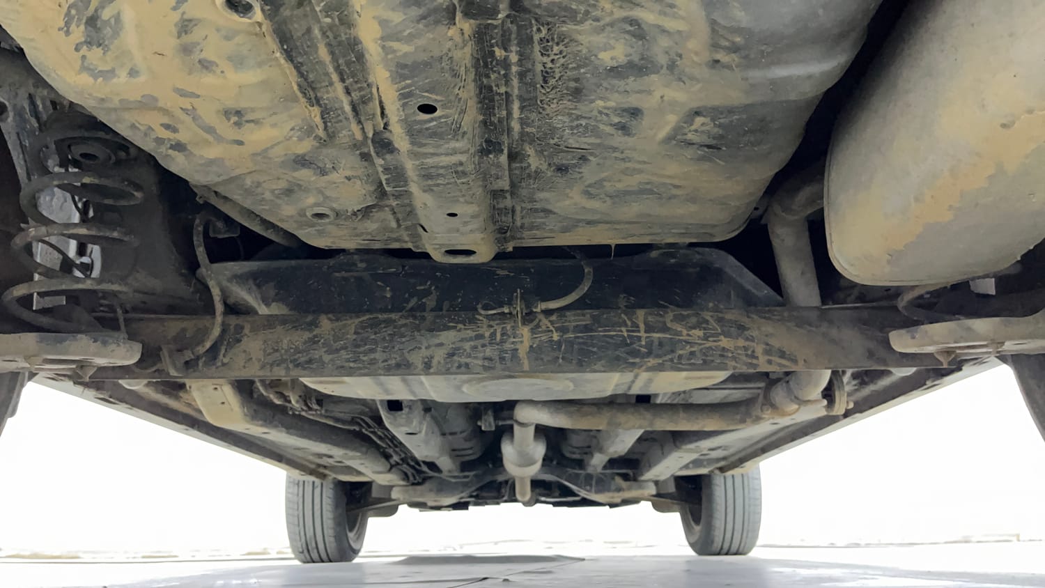Used 2024 Tata Nexon Fearless Plus S 1.2 Revotron Petrol 6MT DT Petrol Manual extra REAR UNDERBODY VIEW (TAKEN FROM REAR)