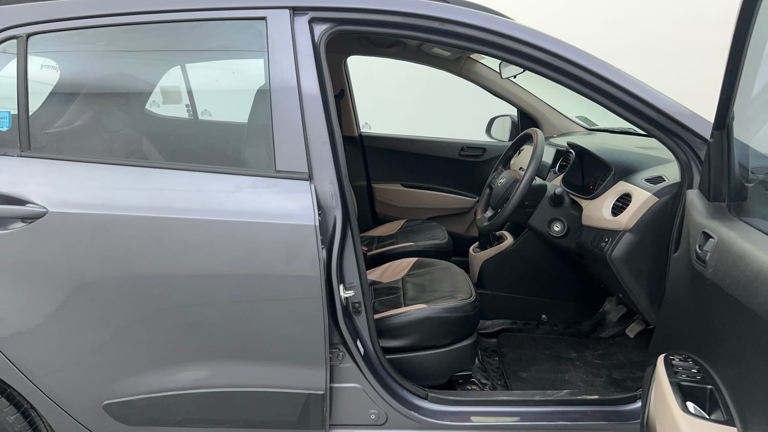 Used 2019 Hyundai Grand i10 Magna 1.2 Kappa VTVT Petrol Manual interior RIGHT SIDE FRONT DOOR CABIN VIEW