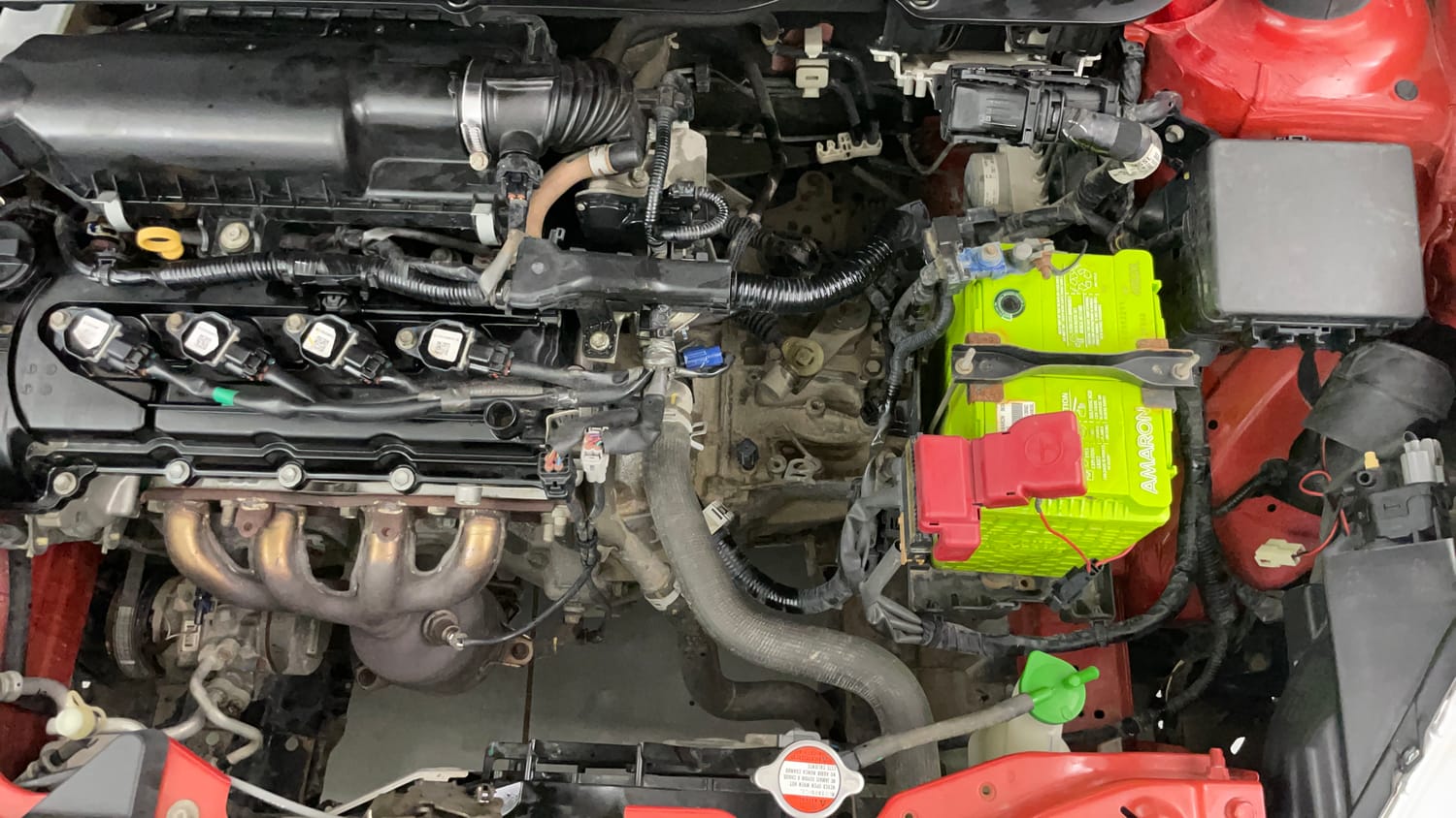 Used 2019 Maruti Suzuki Swift LXi Petrol Manual engine ENGINE LEFT SIDE VIEW