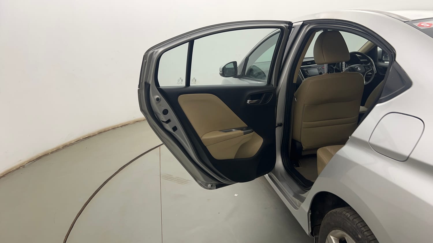 Used 2015 Honda City VX Petrol Manual interior LEFT REAR DOOR OPEN VIEW