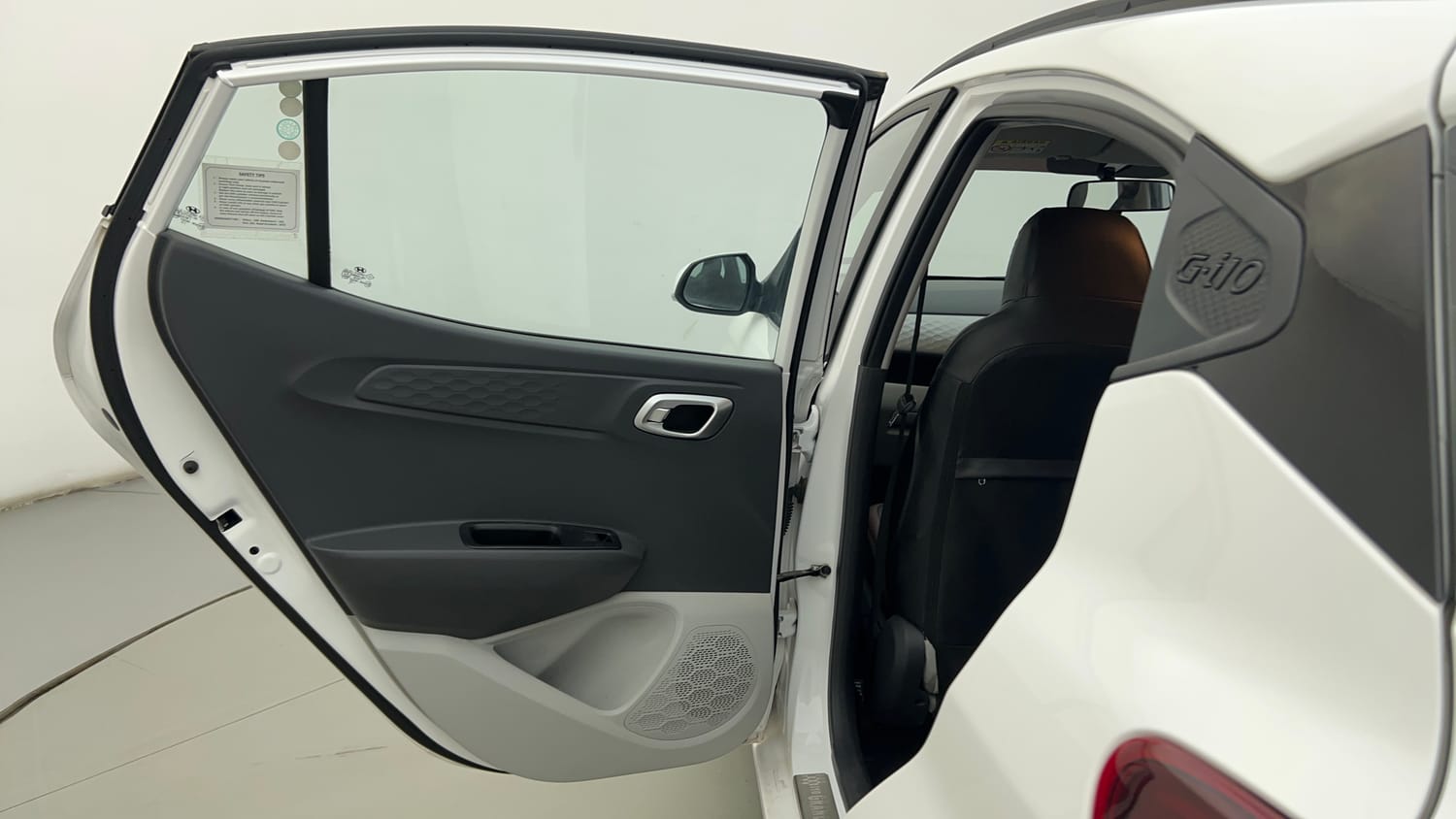 Used 2024 Hyundai Grand i10 Nios Sportz 1.2 Kappa CNG Cng Manual interior LEFT REAR DOOR OPEN VIEW