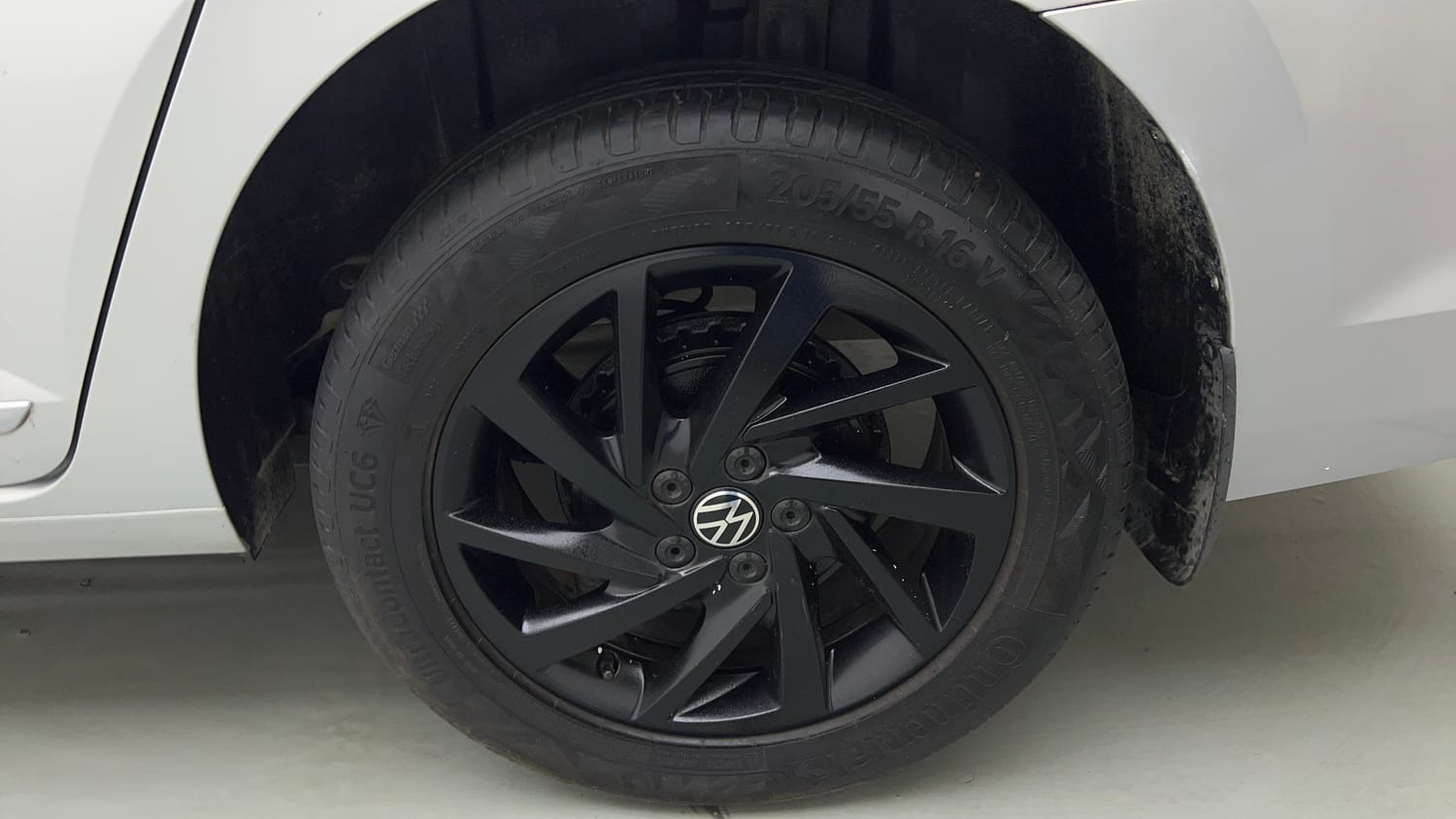 Used 2023 Volkswagen Virtus GT Plus 1.5 TSI EVO DSG Petrol Automatic tyres LEFT REAR TYRE RIM VIEW
