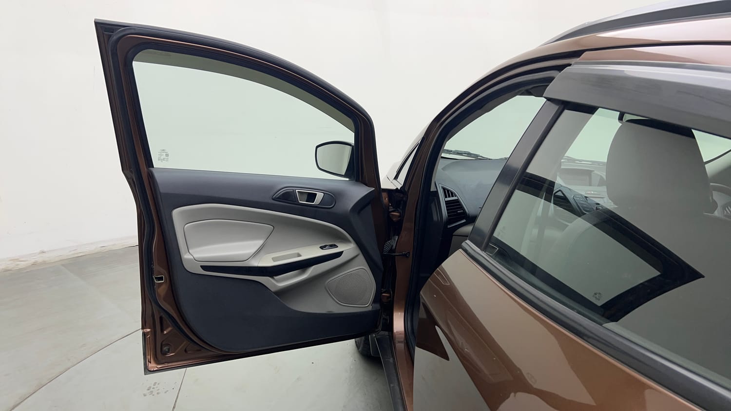Used 2017 Ford EcoSport Trend+ 1.0L EcoBoost Petrol Manual interior LEFT FRONT DOOR OPEN VIEW