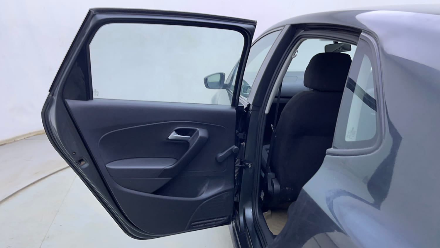 Used 2015 Volkswagen Polo Trendline 1.2L (P) Petrol Manual interior LEFT REAR DOOR OPEN VIEW