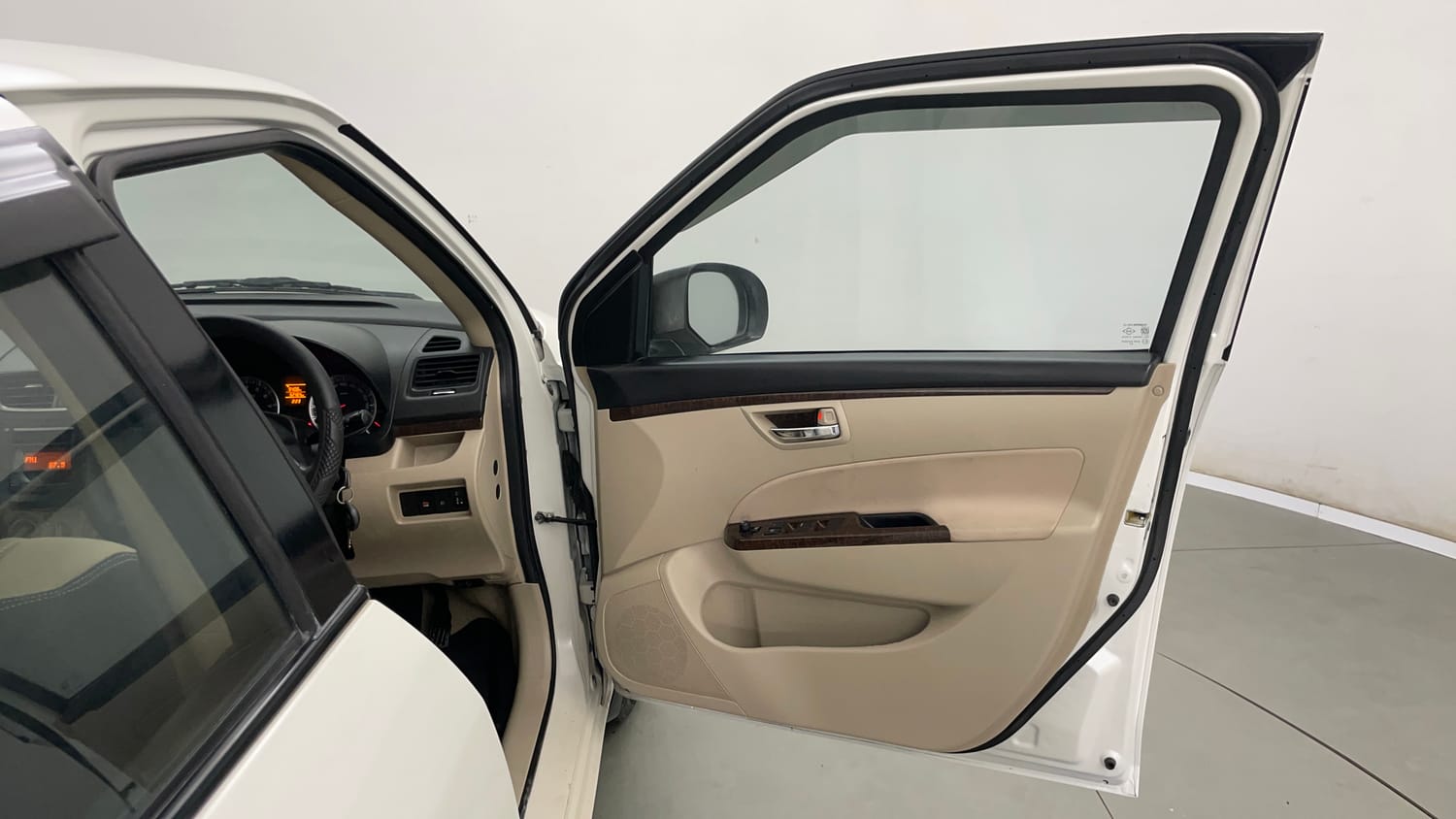 Used 2015 Maruti Suzuki Swift Dzire VXI Petrol Manual interior RIGHT FRONT DOOR OPEN VIEW