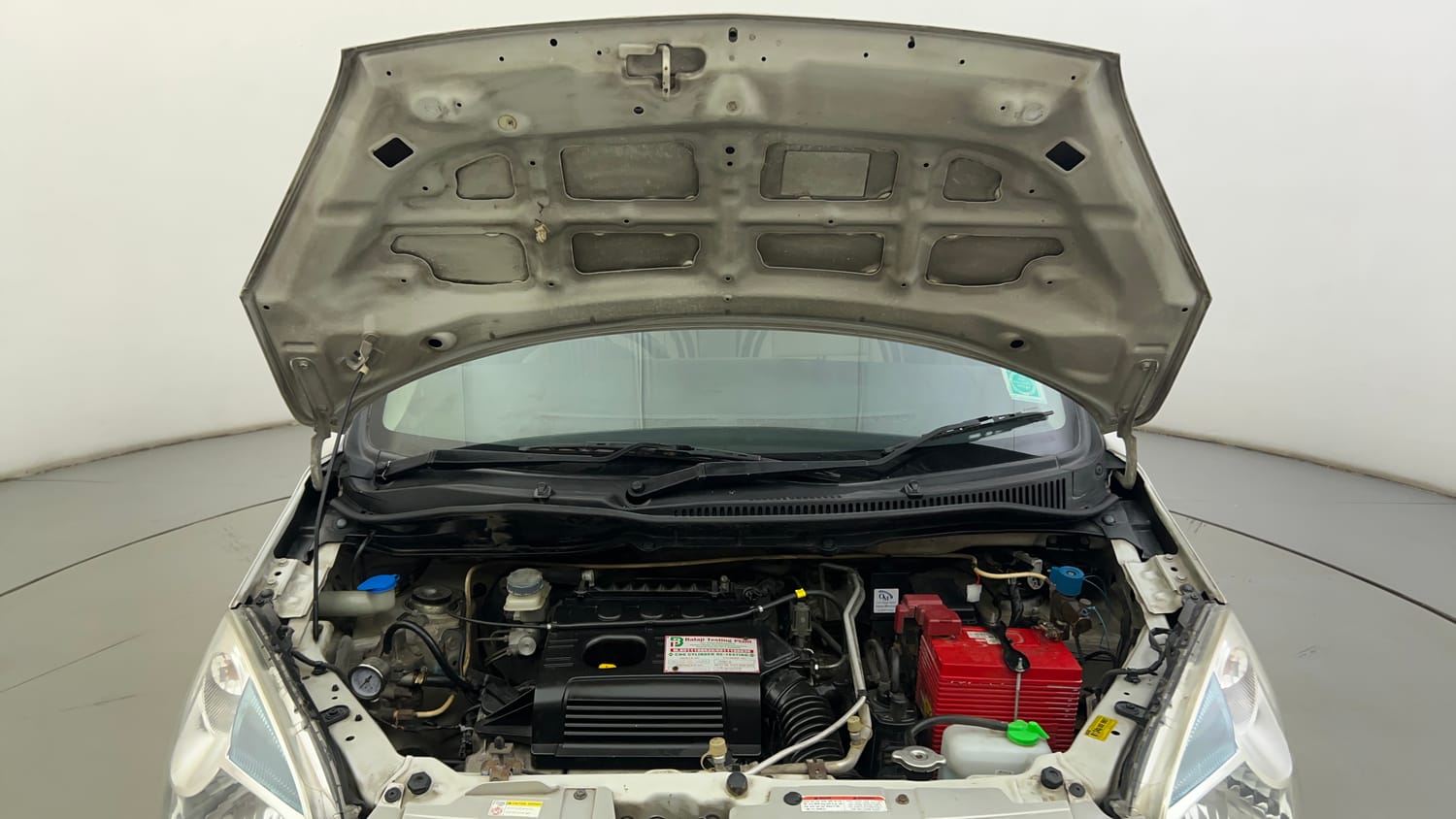 Used 2016 Maruti Suzuki Wagon R 1.0 VXI Petrol + CNG (Outside Fitted) Cng Manual engine ENGINE & BONNET OPEN FRONT VIEW