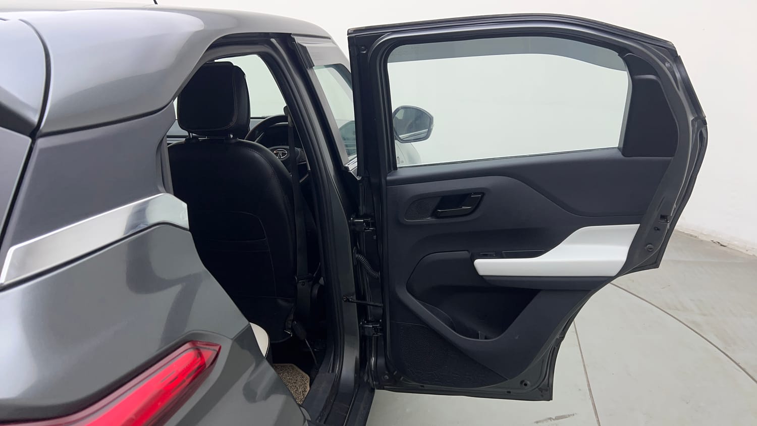 Used 2022 Tata Punch Accomplished AMT Petrol Automatic interior RIGHT REAR DOOR OPEN VIEW
