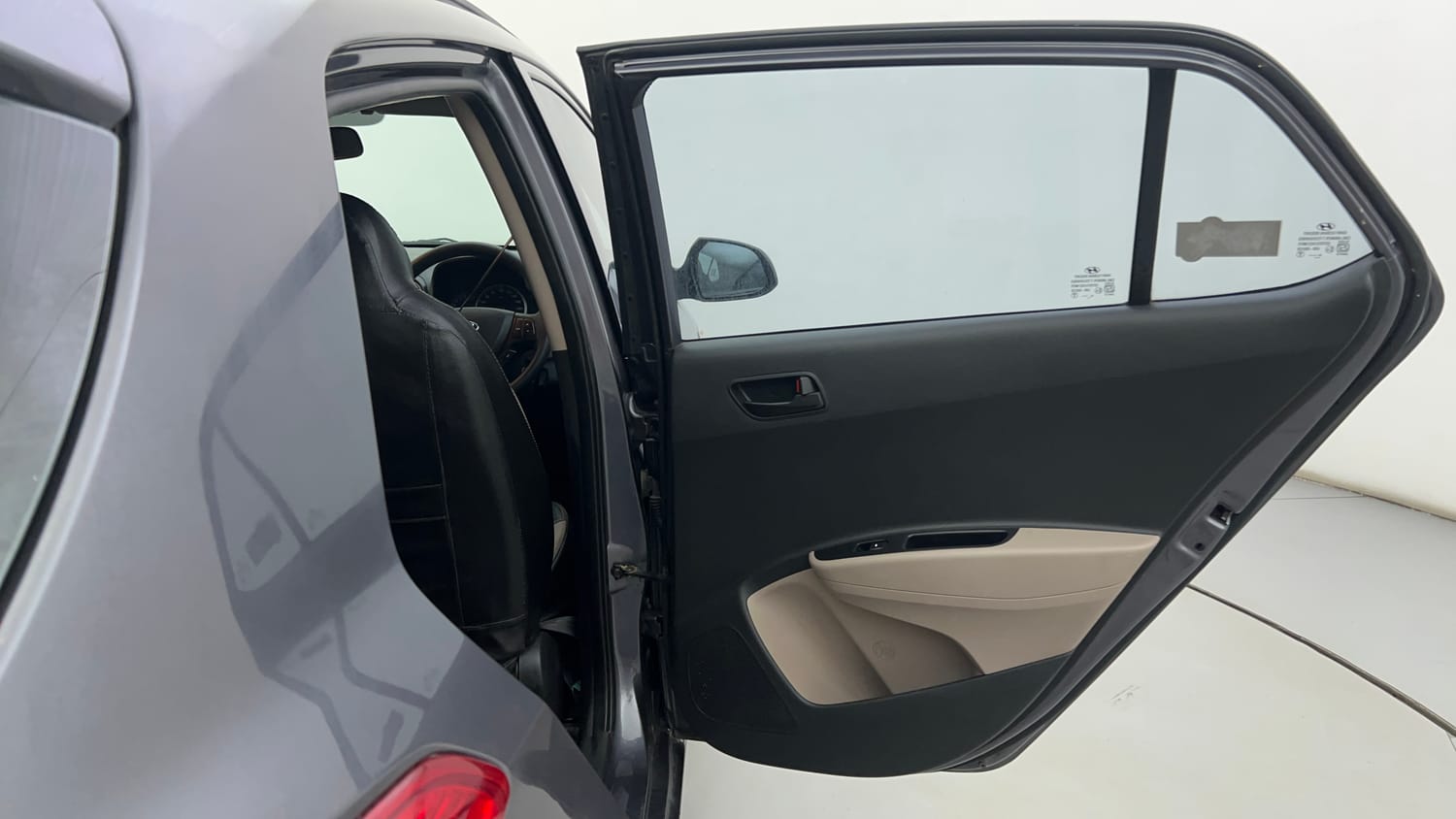 Used 2019 Hyundai Grand i10 Magna 1.2 Kappa VTVT Petrol Manual interior RIGHT REAR DOOR OPEN VIEW