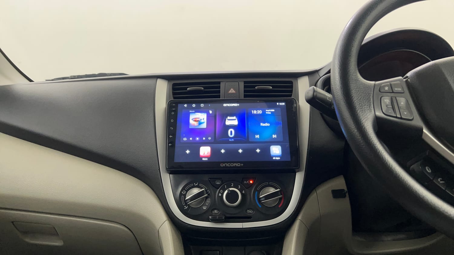 Used 2016 Maruti Suzuki Celerio ZXi AMT Petrol Automatic interior MUSIC SYSTEM & AC CONTROL VIEW