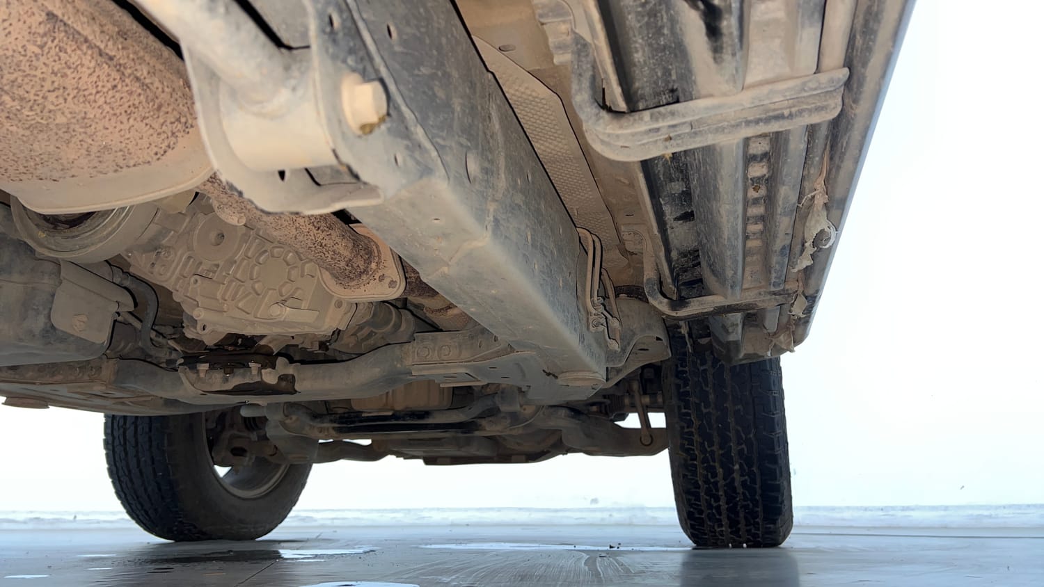 Used 2025 Mahindra Thar LX Hard Top Petrol MT 4WD Petrol Manual extra REAR RIGHT UNDERBODY VIEW
