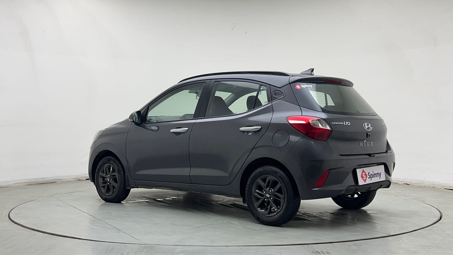 Used 2021 Hyundai Grand i10 Nios Sportz 1.2 Kappa VTVT Petrol Manual exterior LEFT REAR CORNER VIEW