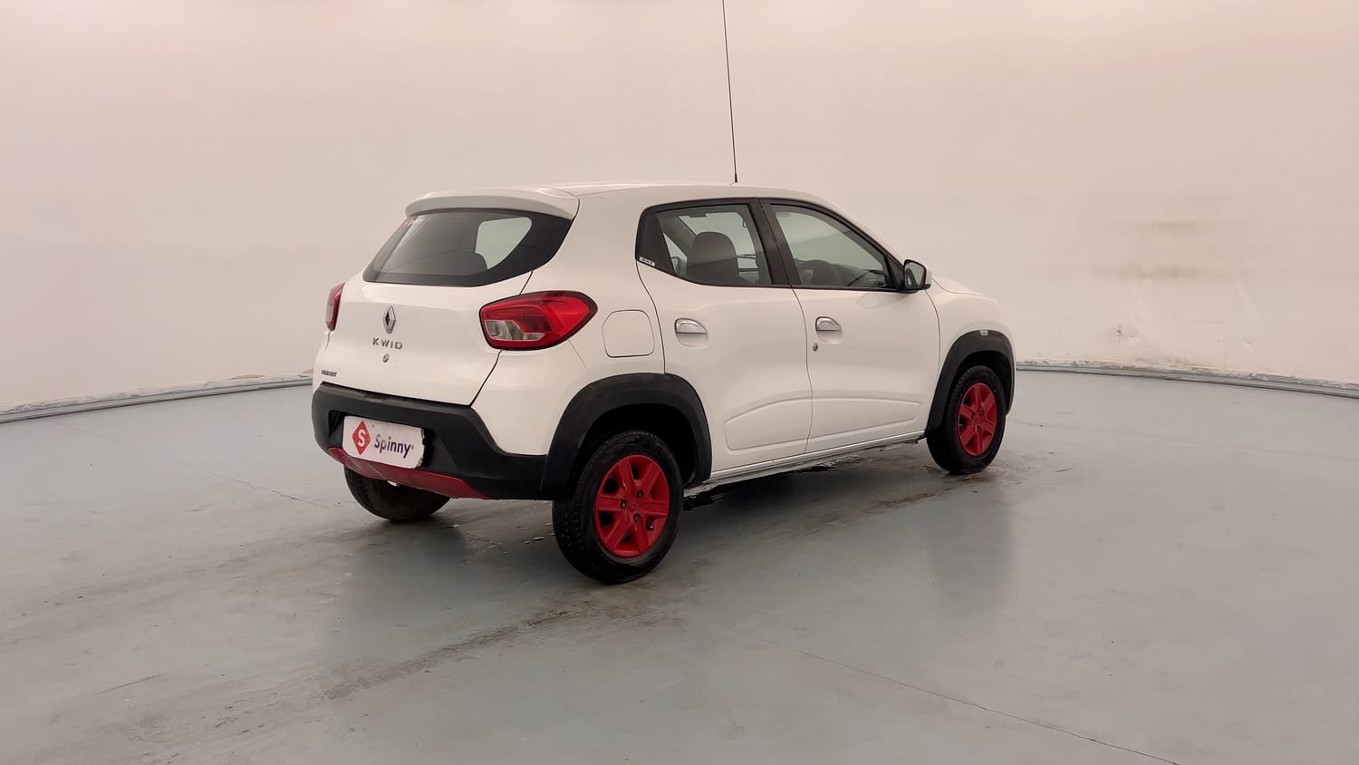 Used 2017 renault Kwid 1.0 RXT Anniversary Edition Petrol Manual exterior RIGHT REAR CORNER VIEW