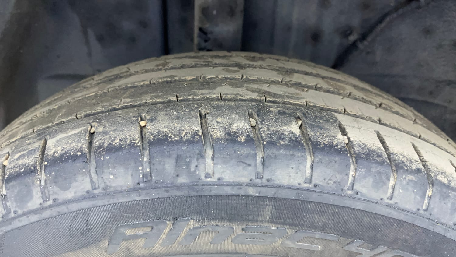 Used 2022 Tata Punch Kaziranga Creative MT Petrol Manual tyres RIGHT REAR TYRE TREAD VIEW