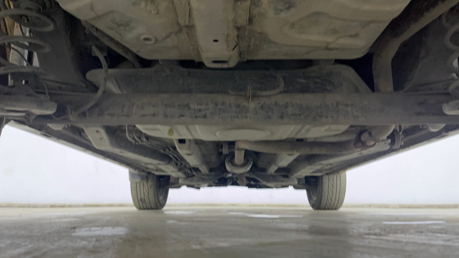 Used 2023 Tata Nexon XZ Plus Diesel Diesel Manual extra REAR UNDERBODY VIEW (TAKEN FROM REAR)