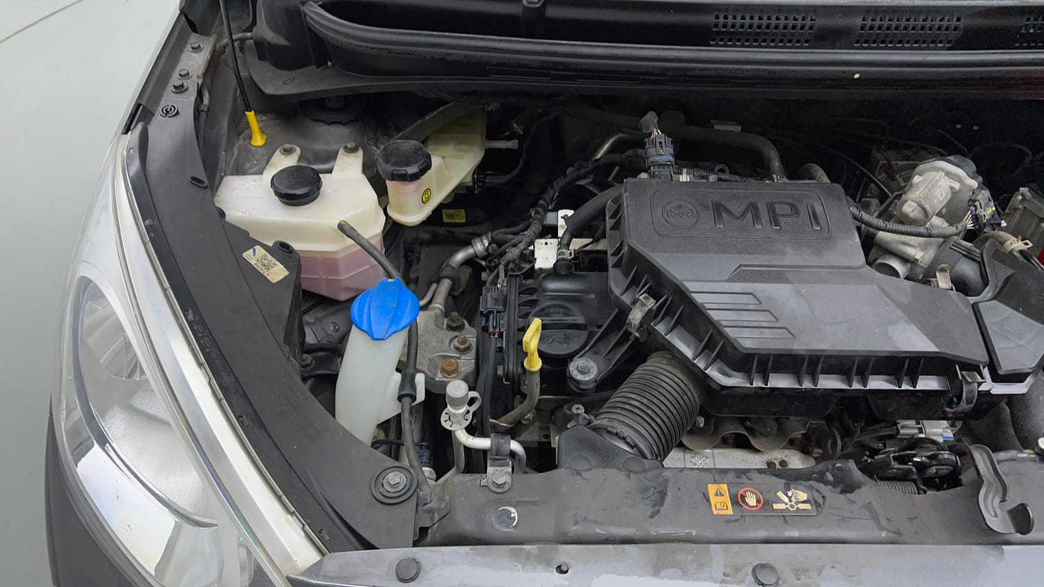 Used 2022 Hyundai Santro Sportz Petrol Manual engine ENGINE RIGHT SIDE VIEW