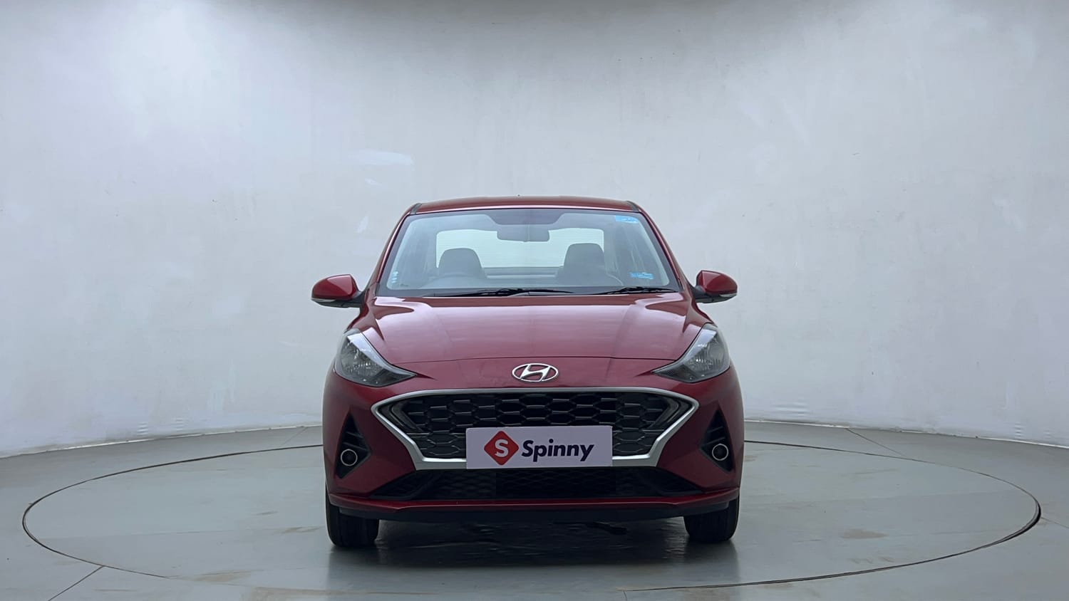 Used 2022 Hyundai Aura S 1.2 AMT Petrol Petrol Automatic exterior FRONT VIEW