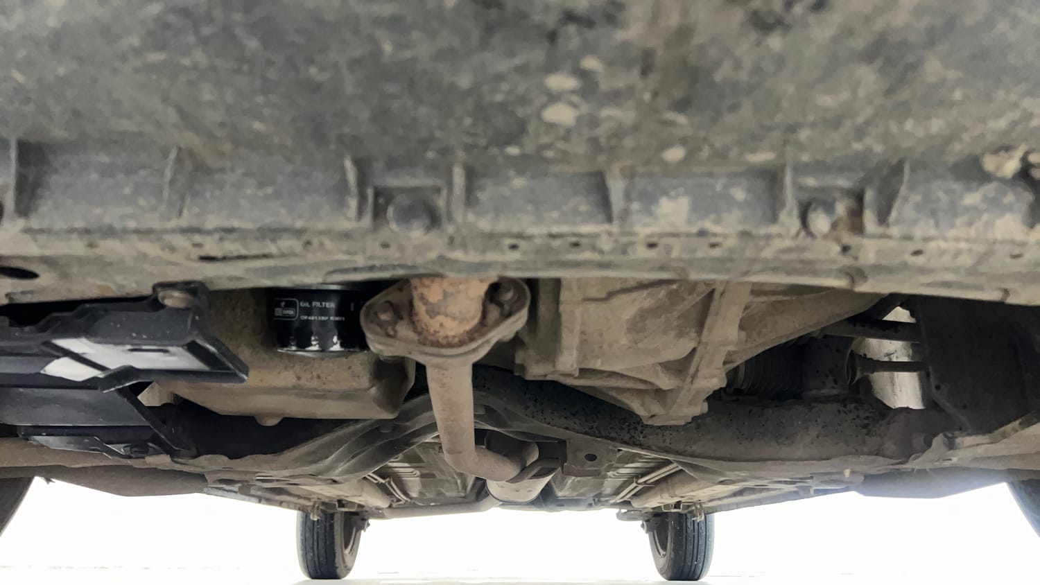 Used 2019 Maruti Suzuki Celerio X Zxi (O) AMT Petrol Automatic extra FRONT LEFT UNDERBODY VIEW