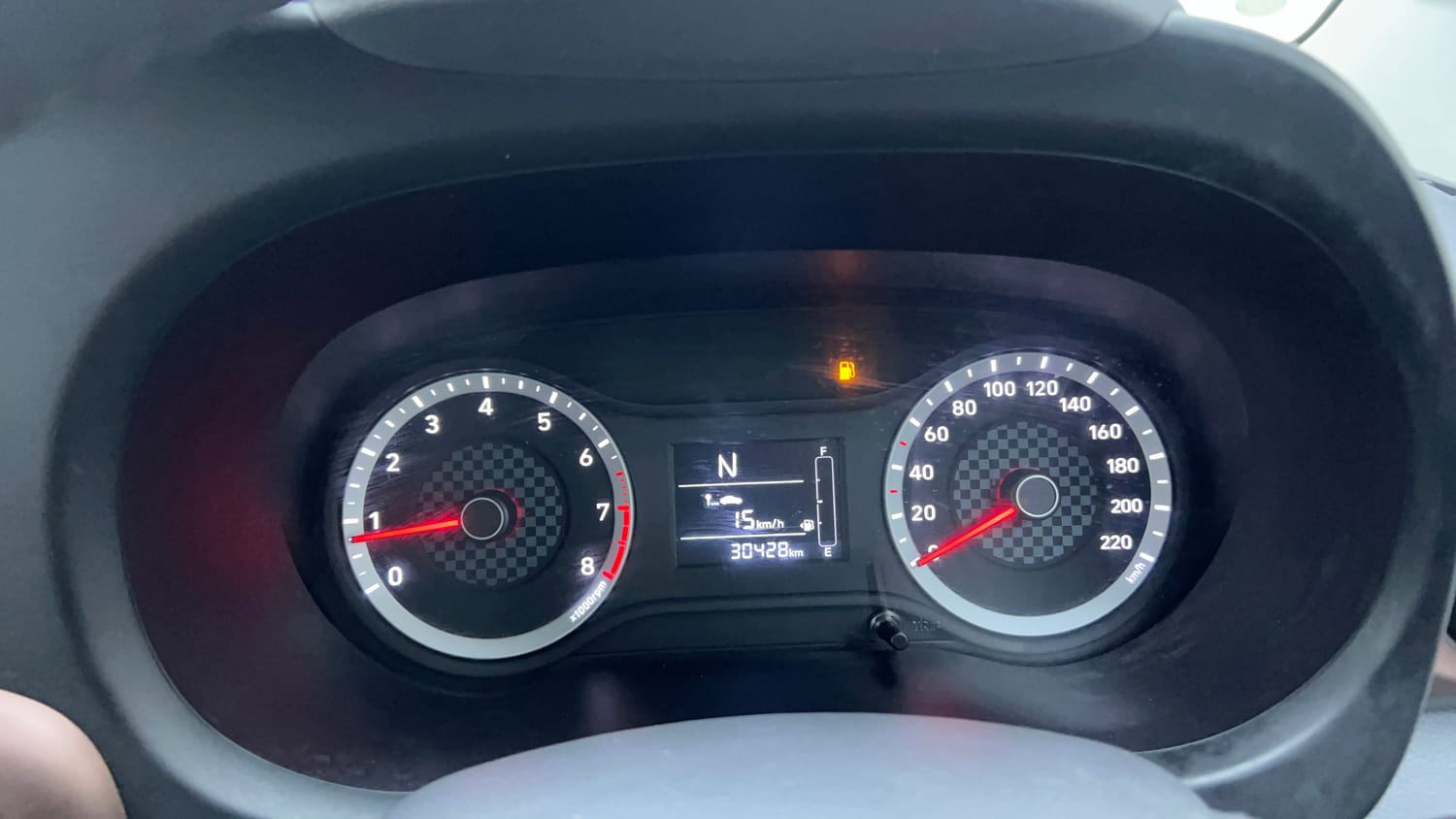 Used 2022 Hyundai Aura S 1.2 AMT Petrol Petrol Automatic interior CLUSTERMETER VIEW