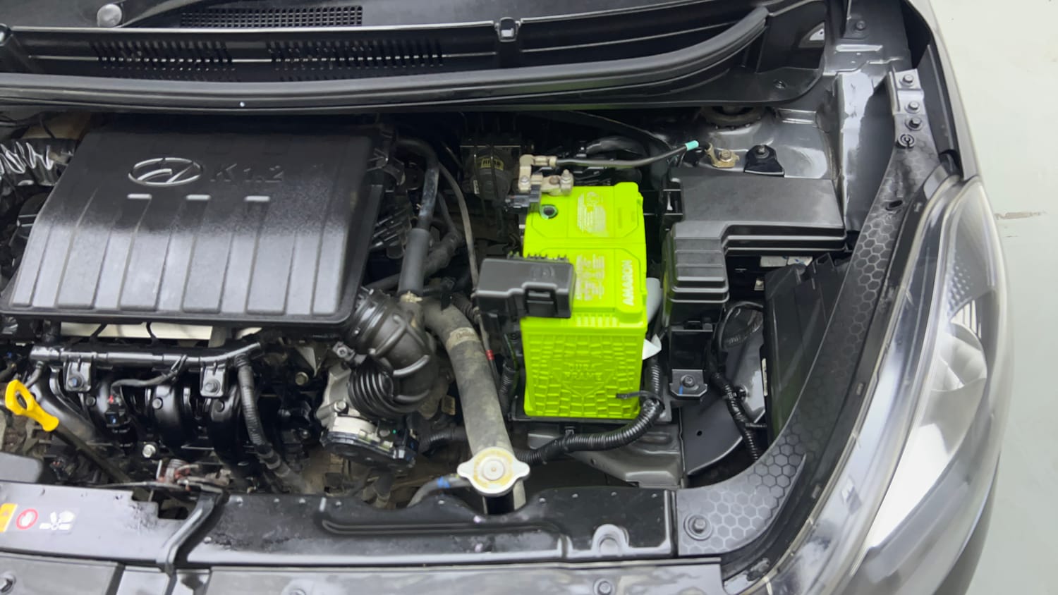 Used 2021 Hyundai Grand i10 Nios Sportz 1.2 Kappa VTVT Petrol Manual engine ENGINE LEFT SIDE VIEW