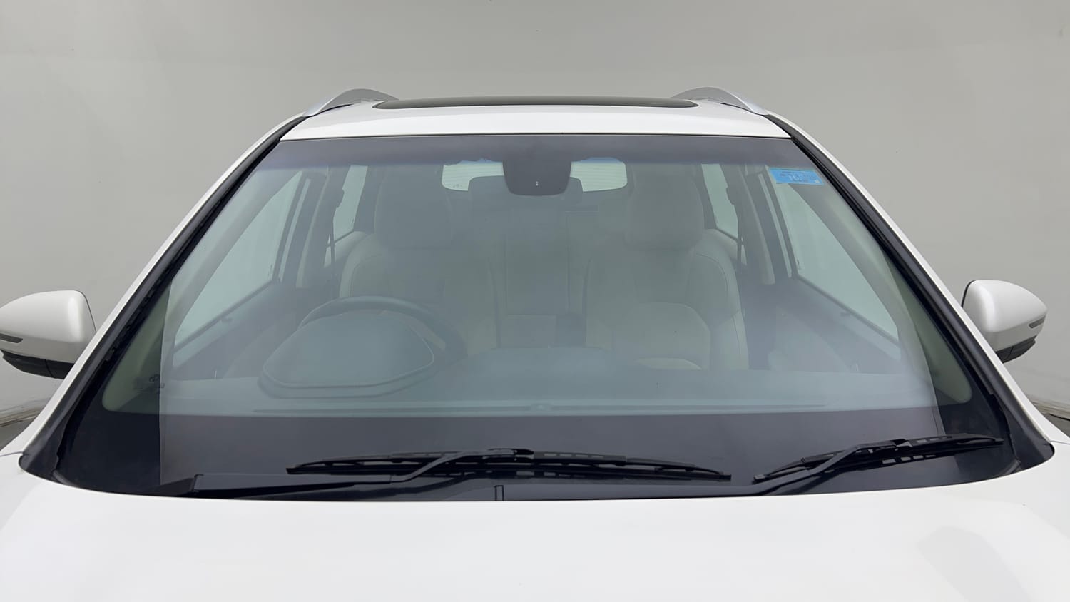 Used 2021 MG Motors Hector Sharp 1.5 Petrol CVT Petrol Automatic exterior FRONT WINDSHIELD VIEW