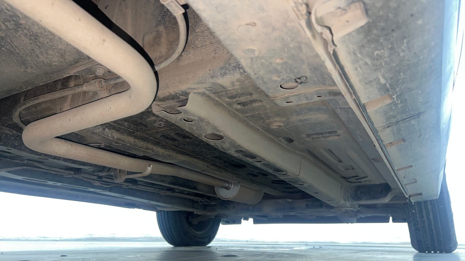 Used 2023 Tata Punch Adventure AMT Petrol Automatic extra REAR RIGHT UNDERBODY VIEW
