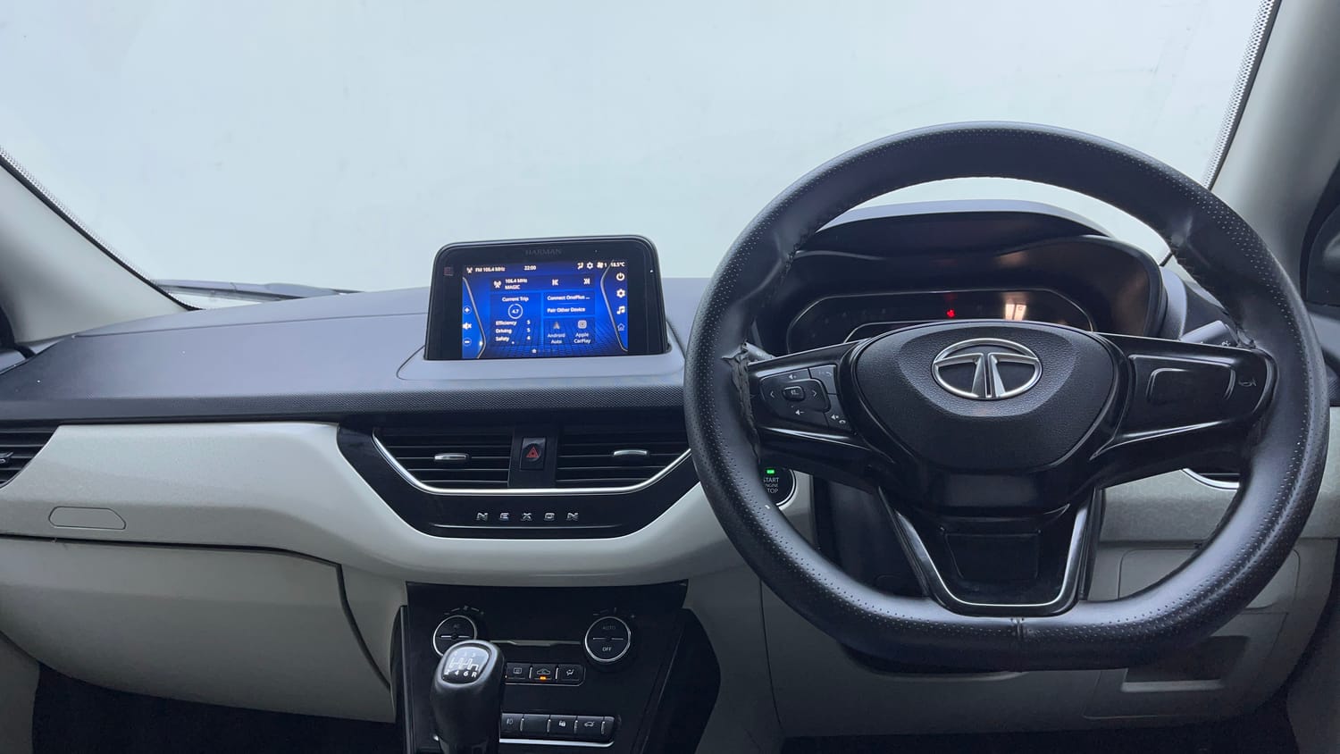 Used 2023 Tata Nexon XZ Plus Diesel Diesel Manual interior DASHBOARD VIEW