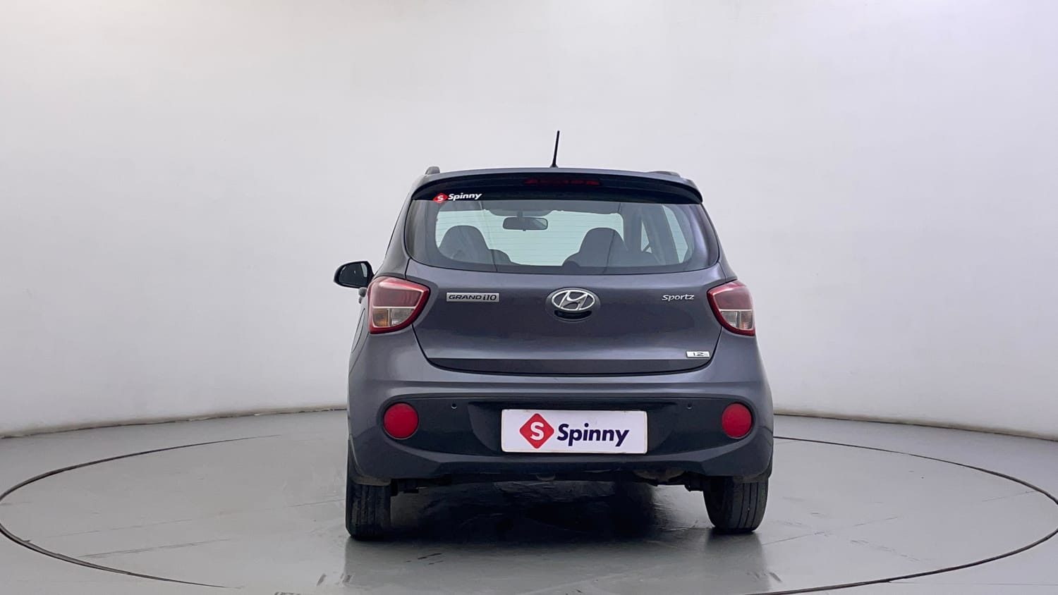 Used 2019 Hyundai Grand i10 Sportz 1.2 Kappa VTVT Petrol Manual exterior BACK VIEW