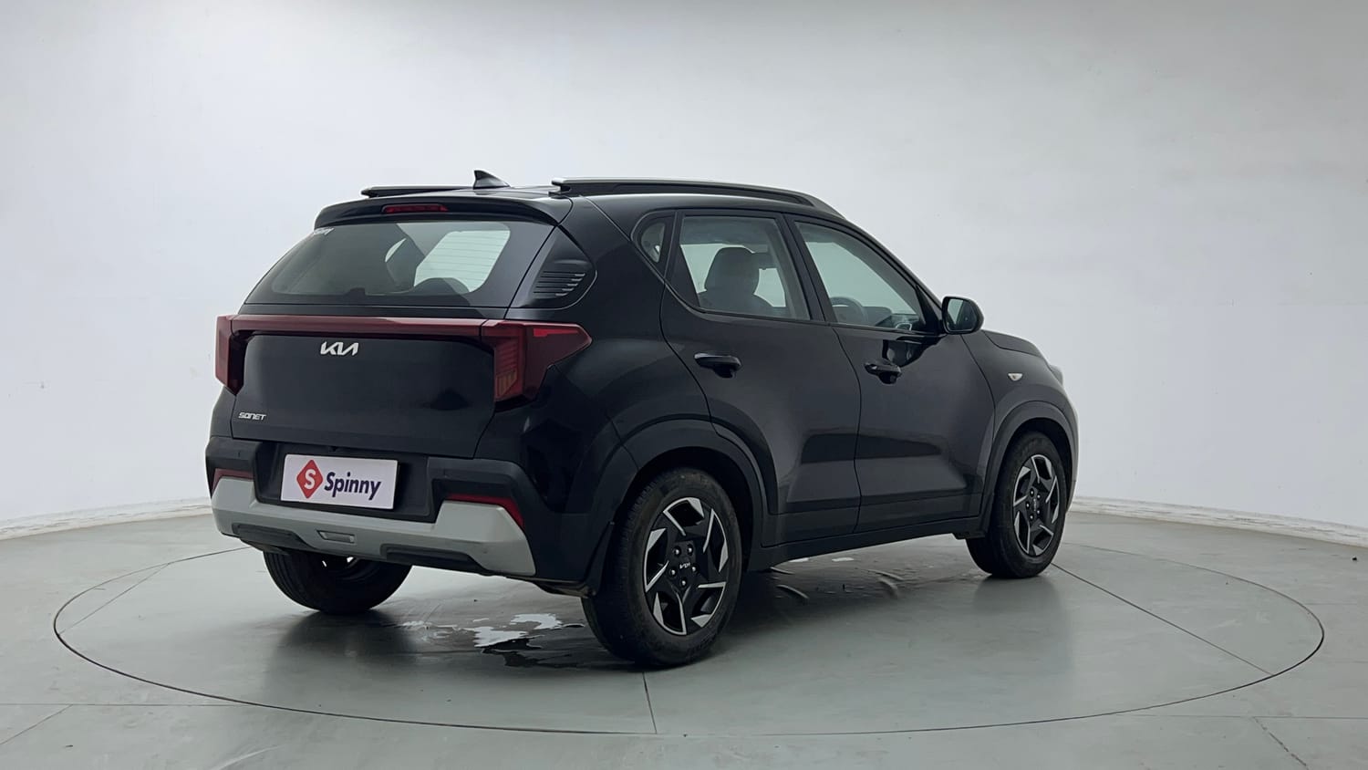 Used 2024 Kia Sonet HTK (O) 1.2 Petrol MT Petrol Manual exterior RIGHT REAR CORNER VIEW