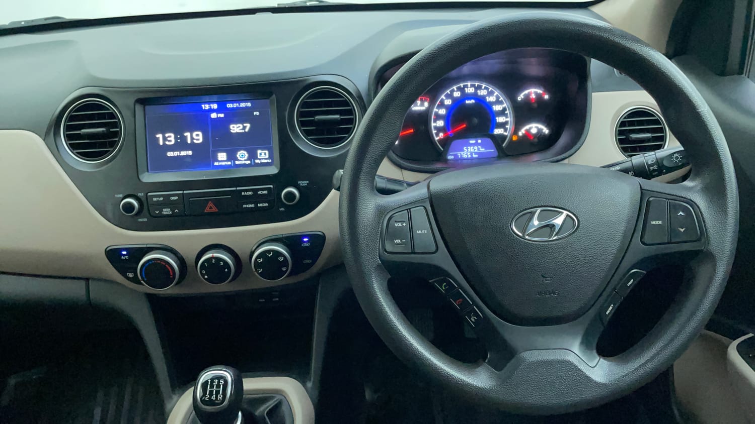 Used 2019 Hyundai Grand i10 Sportz 1.2 Kappa VTVT Petrol Manual interior STEERING VIEW
