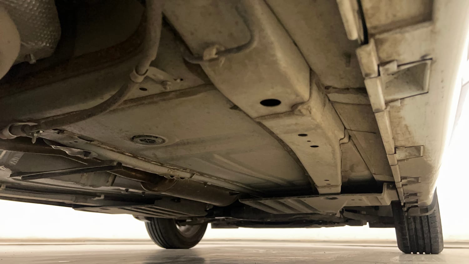 Used 2025 Maruti Suzuki Baleno Alpha AGS Petrol Automatic extra REAR RIGHT UNDERBODY VIEW