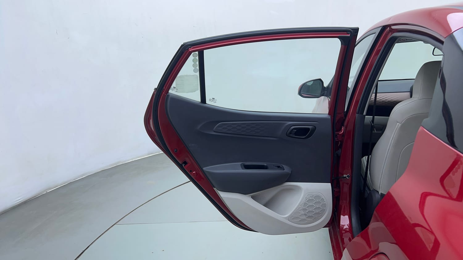 Used 2022 Hyundai Aura S 1.2 AMT Petrol Petrol Automatic interior LEFT REAR DOOR OPEN VIEW