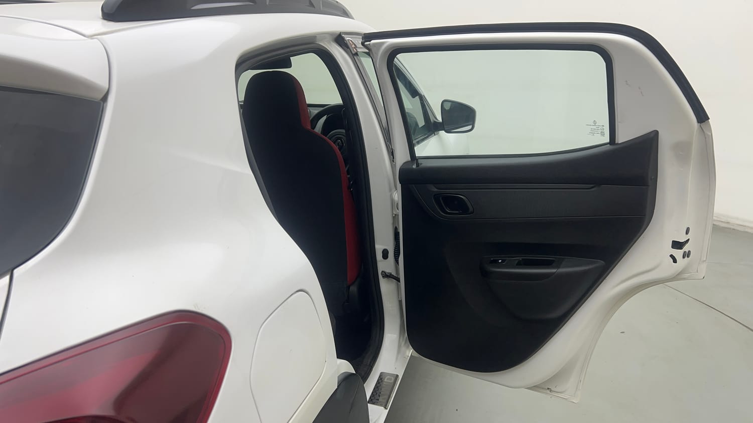 Used 2020 Renault Kwid RXT 1.0 Opt Petrol Manual interior RIGHT REAR DOOR OPEN VIEW